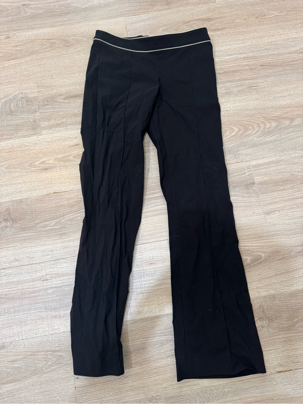 bebe Black Work Pants with White trim - Picture 2 of 4